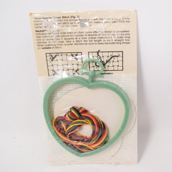 Lot 2 Glad Were Sisters Counted Cross Stitch Kit New Berlin Co 30533 Ornament - Picture 4 of 4